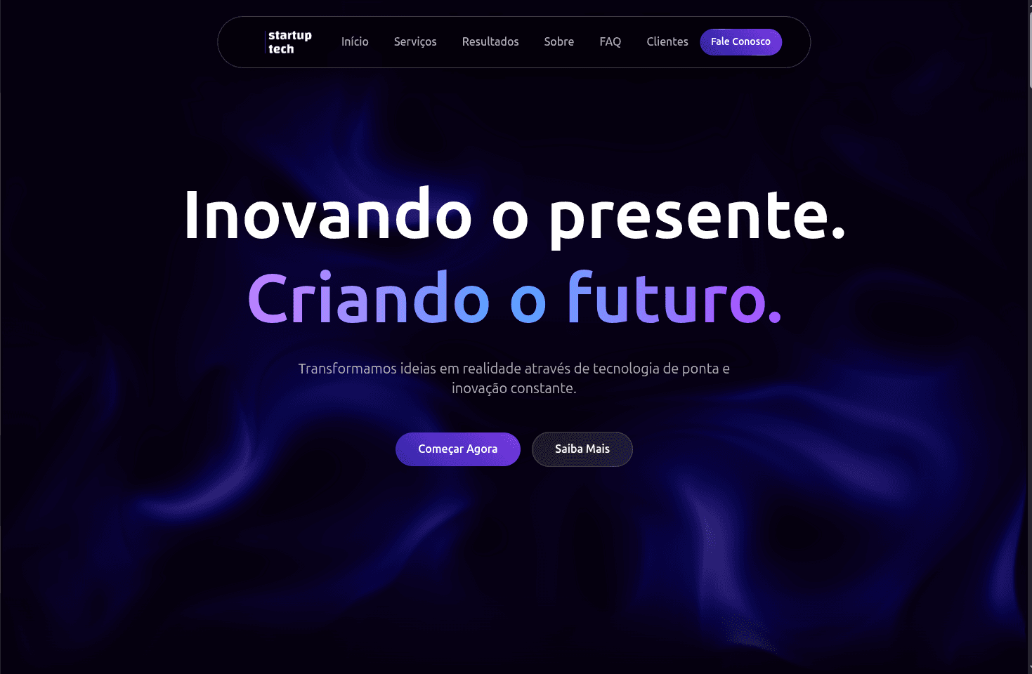 Arte do projeto Startup Tech